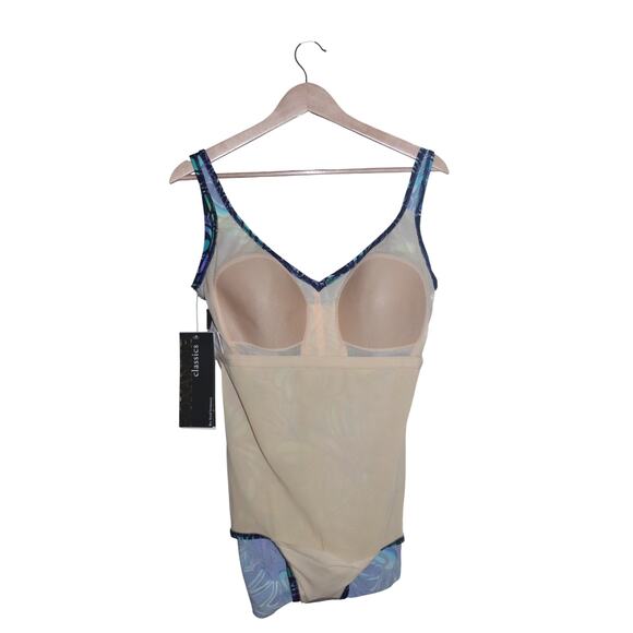 NWT Roxanne Classics V-Neck Sarong Bra Sized Swimsuit Size 16 40D - Picture 8 of 14